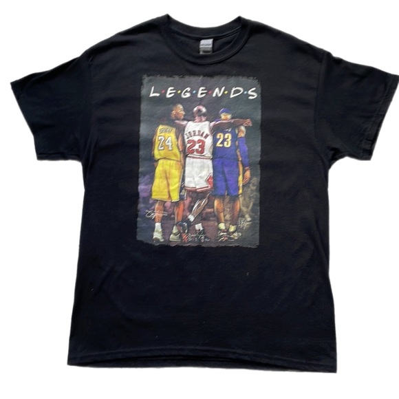 Gildan Kobe Bryant, Jordan and Lebron Legends Graphic Tee
